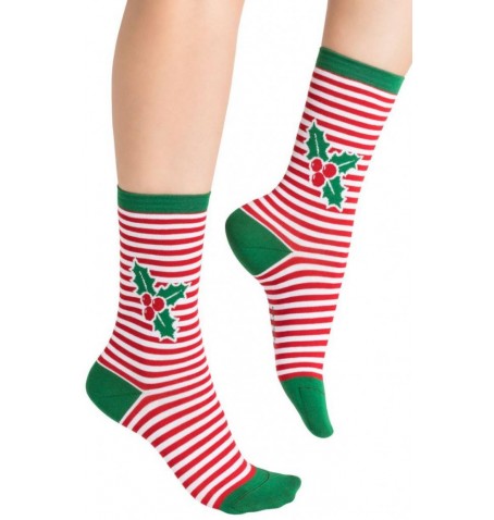 Bleu Forêt CHAUSSETTES RAYURES HOUX - Vert/Kaki - 6390$CT9