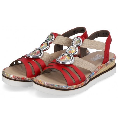 Rieker 679L4-33 - Red - 679L4$33.09R