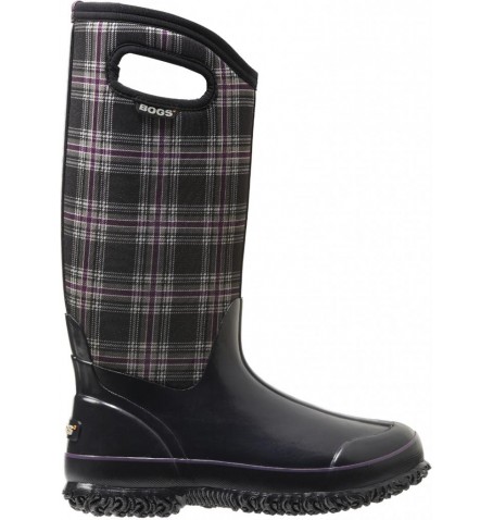 Bogs CLASSIC WINTER PLAID HIGH 71536 - Noir - 71536Z02BG