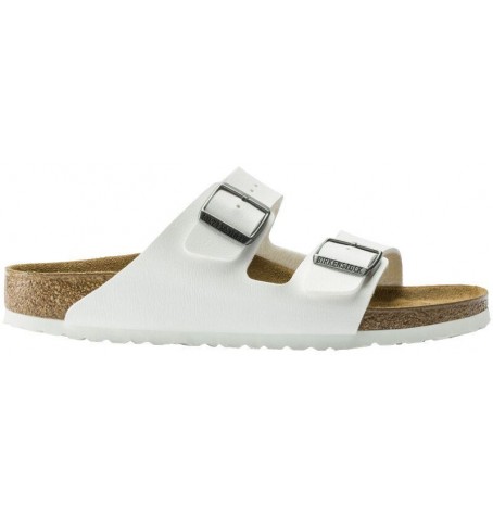 Birkenstock ARIZONA 0552683 LARGEUR ÉTROITE - Blanc - ARIZONA$F.14BIR