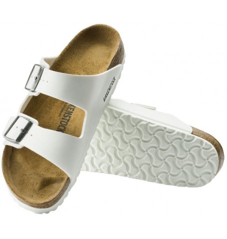 Birkenstock ARIZONA 0552683 LARGEUR ÉTROITE - Blanc - ARIZONA$F.14BIR