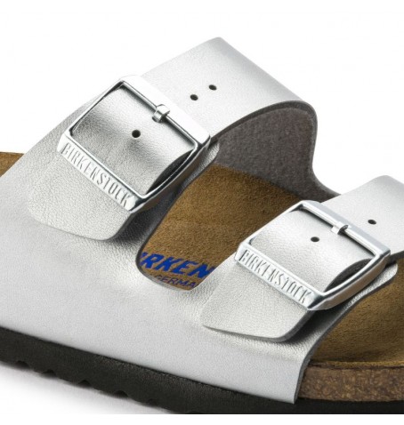 Birkenstock ARIZONA 550153 NARROW WIDTH - Silver Grey - ARIZONA$F.18BI2