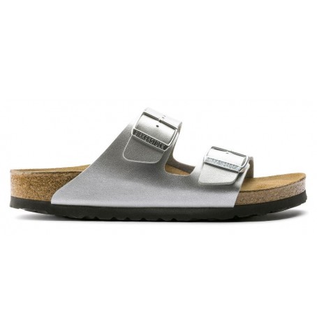Birkenstock ARIZONA 550153 NARROW WIDTH - Silver Grey - ARIZONA$F.18BI2