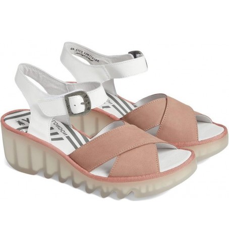 Fly london BACE411FLY PINK/OFF WHITE - Rose - BACE411FLY$10