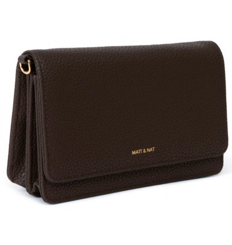 Matt & Nat BEE VEGAN CROSSBODY BAG - Brun - BEE$TRUFFLE