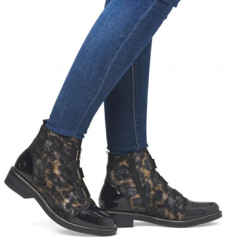 Rieker - Remonte D8383-90 - Black varnish - D8383$90.01R