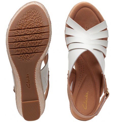 Clarks ELLERI GRACE 26171534 - Blanc - ELLERIGRACE$14C