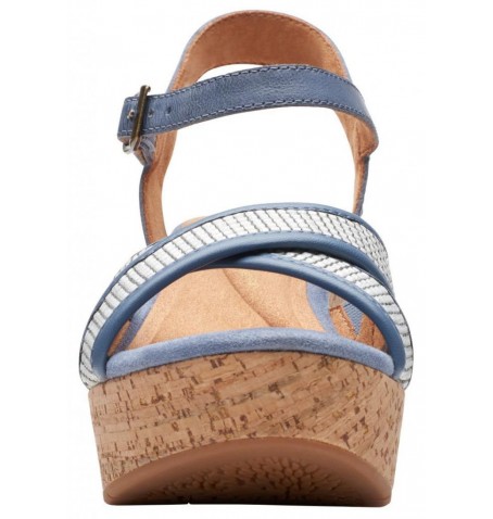 Clarks ELLERI PLUM 26171440 - Bleu - ELLERIPLUM$04C