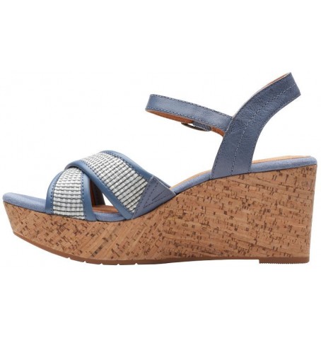 Clarks ELLERI PLUM 26171440 - Bleu - ELLERIPLUM$04C