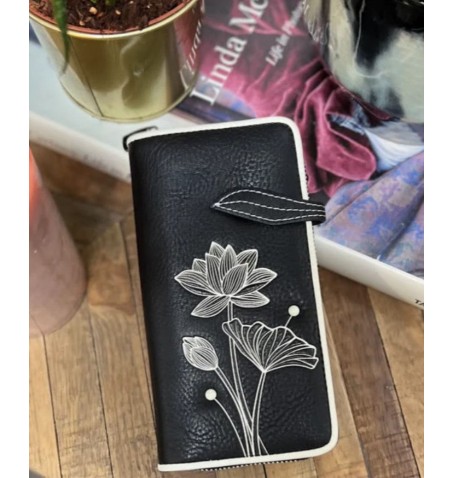 Espe HOPE RFID CLUTCH WALLET - Noir - HOPE CL$BLK