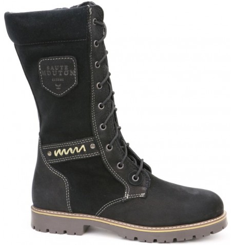Saute-Mouton INES CRAMPONS 2825 - Noir - INES$SUEDE02SM