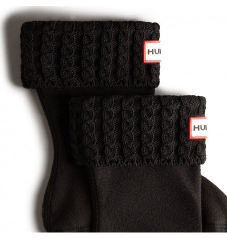 Hunter KIDS MINI CABLE SOCK KAS3307AAC-BLK - Noir - KAS3307AAC$BLK