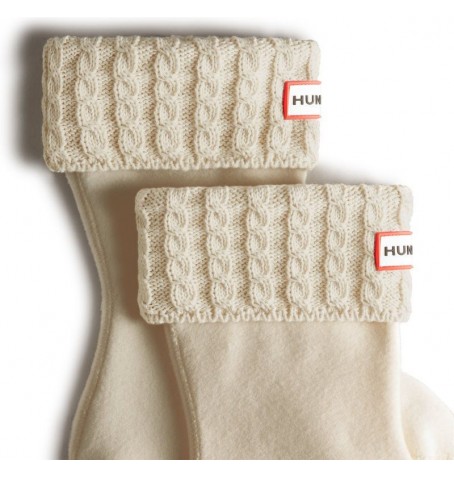 Hunter KIDS MINI CABLE SOCK KAS3307AAC-HWT - Blanc - KAS3307AAC$HWT