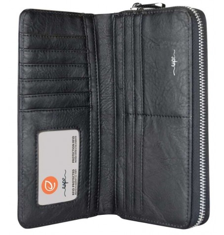 Espe MAGNOLIA CLUTCH WALLET BLACK - Noir - MAGNOLIARFID$02