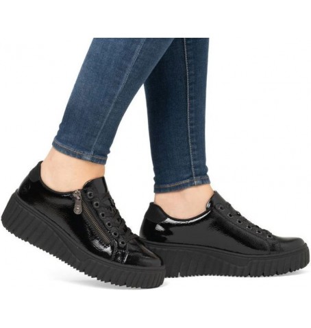 Rieker N2501-00 - Black varnish - N2501$00.01R