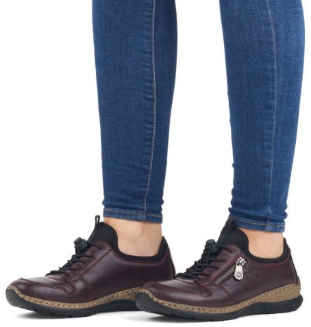 Rieker N32G0-35 - Burgundy - N32G0$35.06R