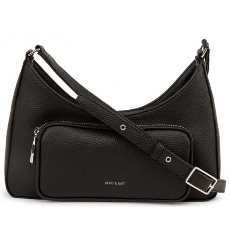 Matt & Nat PALM VEGAN CROSSBODY BAG - Noir - PALM$BLK
