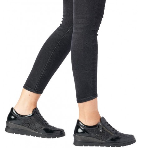 Rieker - Remonte R0701-03 - Black varnish - R0701$03.01R