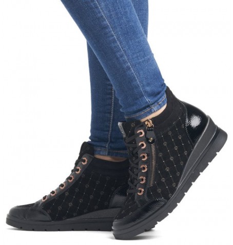 Rieker - Remonte R0773-04 - Vernis noir - R0773$04.01R