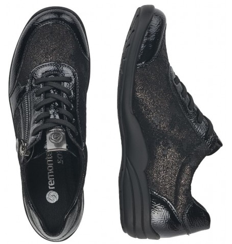 Rieker - Remonte R7637-03 - Black varnish - R7637$03.01R
