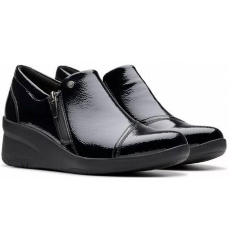 Clarks SUTTYN ZIP 26180144 - Vernis noir - SUTTYNZIP$01C