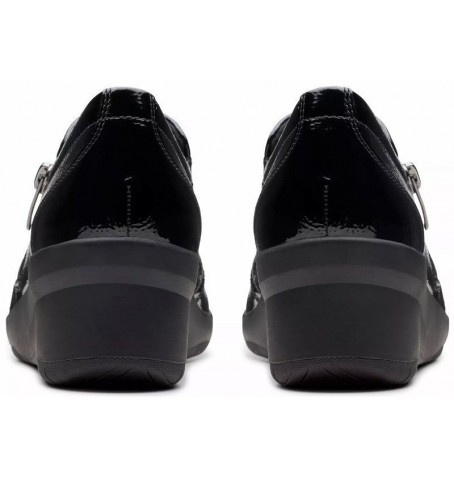 Clarks SUTTYN ZIP 26180144 - Vernis noir - SUTTYNZIP$01C