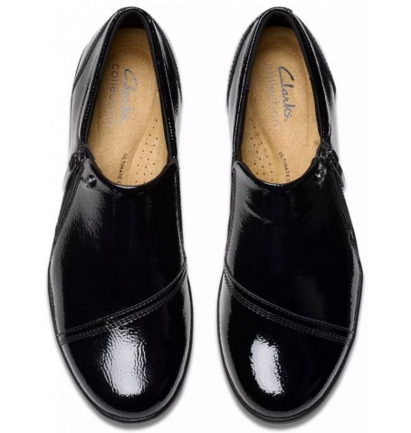 Clarks SUTTYN ZIP 26180144 - Vernis noir - SUTTYNZIP$01C