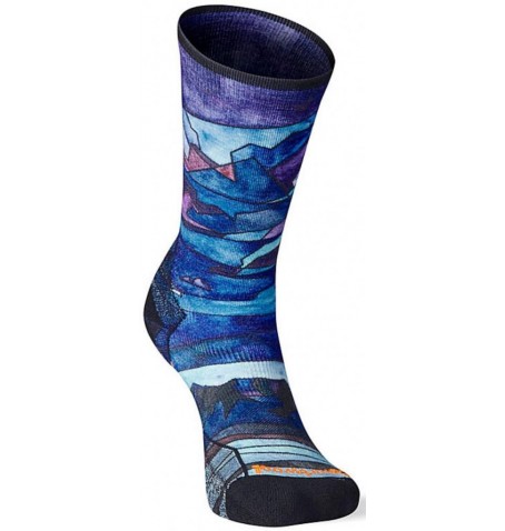 Smartwool WOMEN'S ATHLETE EDITION RUN CREW SOCKS - Bleu - SW001751$150