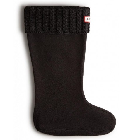 Hunter MINI CABLE SOCK TALL UAS3300RPY-BLK - Noir - UAS3300RPY$BLK