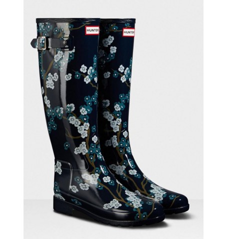 Hunter REFINED BLOSSOM PRINT TALL WFT1071BMP - Bleu - WFT1071BMP04HT