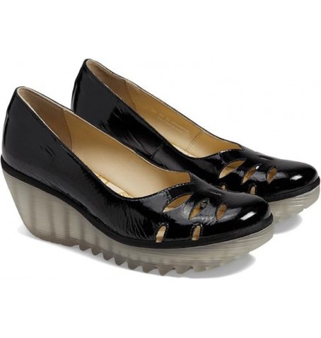 Fly london YUBI480FLY P501480 - Vernis noir - YUBI480FLY$01FL