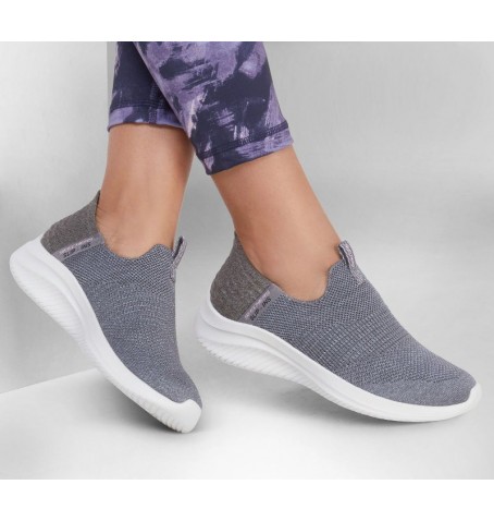 Skechers SMOOTH STEP SLIP IN 149709 - Argent gris - 149709$GRY.18SK