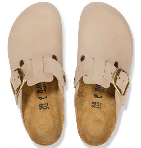Birkenstock BOSTON BIG BUCKLE 1028052 - Beige - BOSTONBIG$13BIR