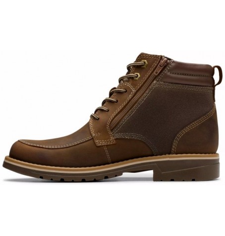 Clarks MORWELL ZIP 26179448 - Brun - MORWELLZIP$03C
