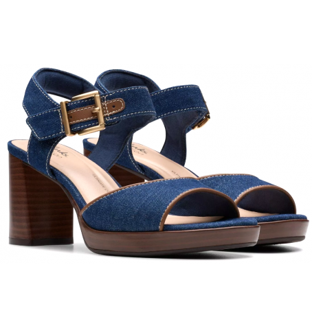 Clarks AMBYRLYN FAYE 26181952 - Bleu - AMBYRLYNFAYE$04