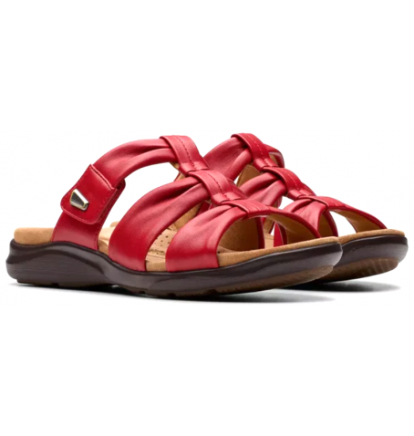 Clarks KITLY SLIDE 26181443 - Red - KITLYSLIDE$09C