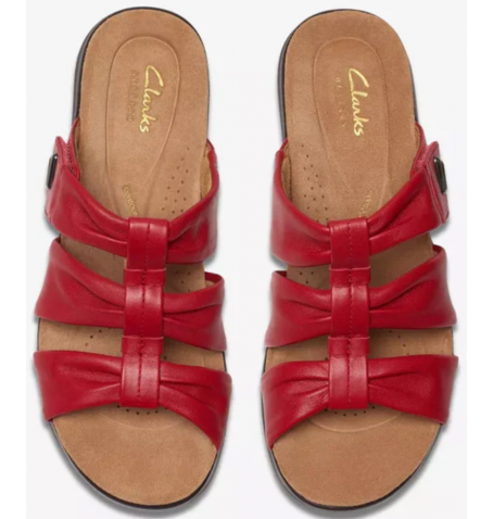 Clarks KITLY SLIDE 26181443 - Red - KITLYSLIDE$09C
