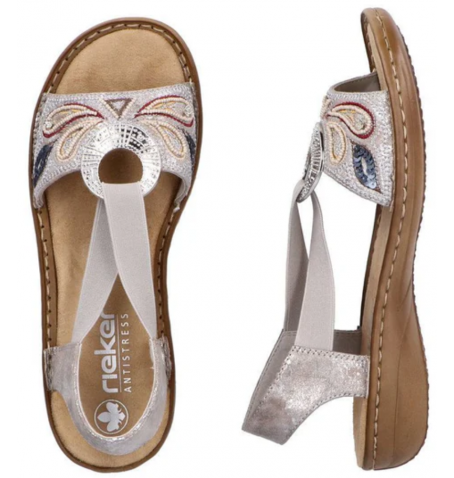 Rieker 608B4-90 - Silver Grey - 608B4$90.18R