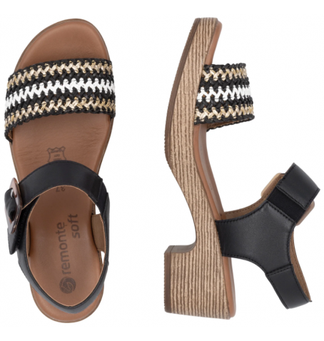 Rieker - Remonte D0N58-03 - Noir - D0N58$03.02R