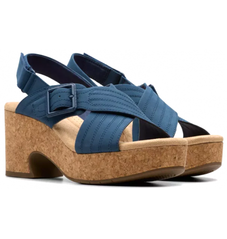 Clarks NERISA WEST 26181793 - Bleu - NERISAWEST$04C