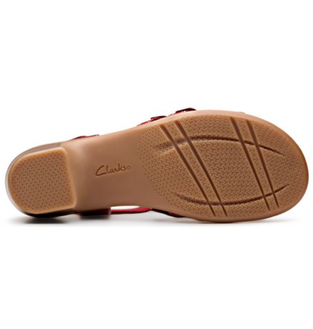 Clarks EMILY2 ROSE 26181672 - Rouge - EMILY2ROSE$09C