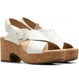 Clarks NERISA WEST 26181796 - Blanc - NERISAWEST$14C