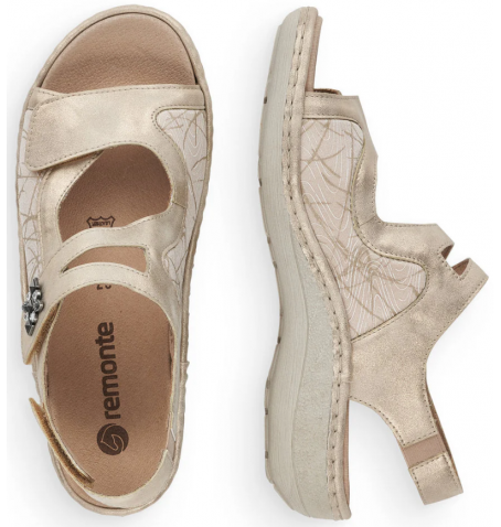 Rieker - Remonte D7647-94 - Metallic Gold - D7647$94.17R
