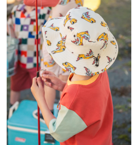 Headster Kids GONE FISHING BOONIE HAT - Beige - HTBTSP2536$745