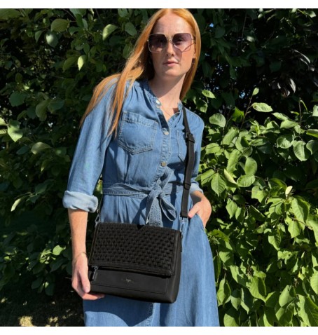 Espe AMY CROSSBODY H-02823-B - Black - AMY CB$BK