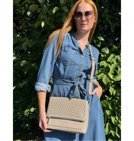 Espe AMY CROSSBODY H-02823-E - Beige - AMY CB$ALM