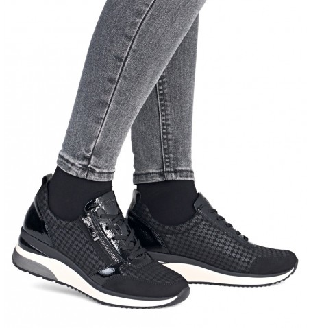 Rieker - Remonte D2401-08 - Black varnish - D2401$08.01R