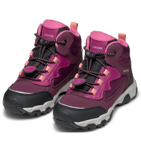 Geox MAGNETAR G.B J464LB - Burgundy - J464LB$7005J06G