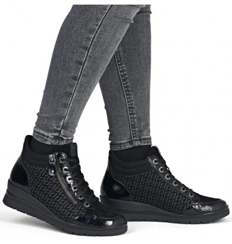 Rieker - Remonte R0773-05 - Vernis noir - R0773$05.01R