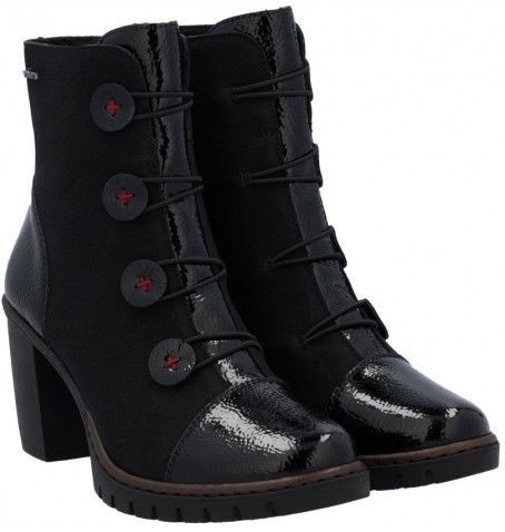 Rieker Y2576-00 - Black varnish - Y2576$00.01R